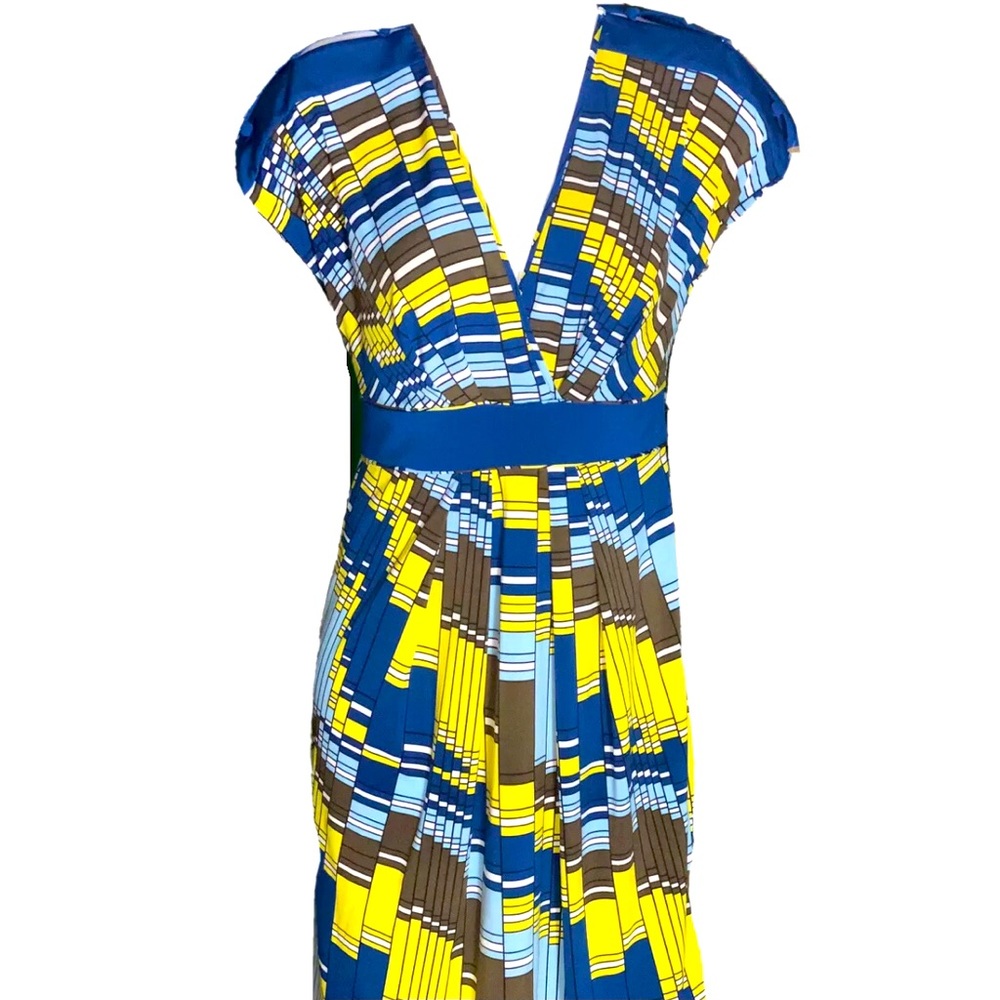 BCBG | Patterned Empire Waist Dress